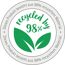 Produkt besteht zu 98% aus recyceltem Material