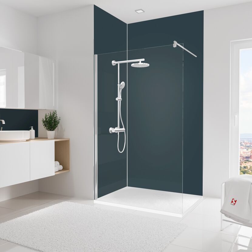 Moderne begehbare Dusche