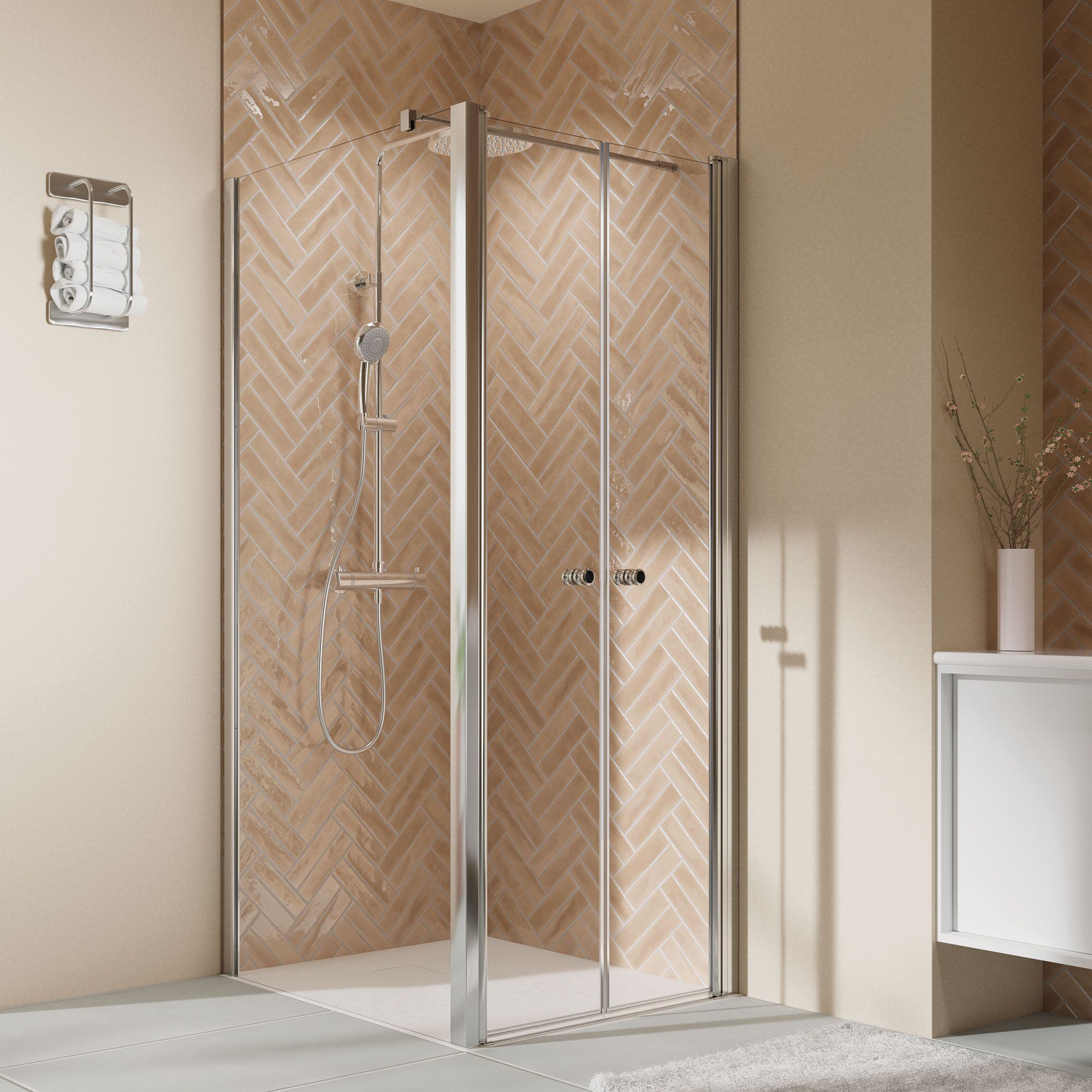 Duschkabine mit Schiebetür