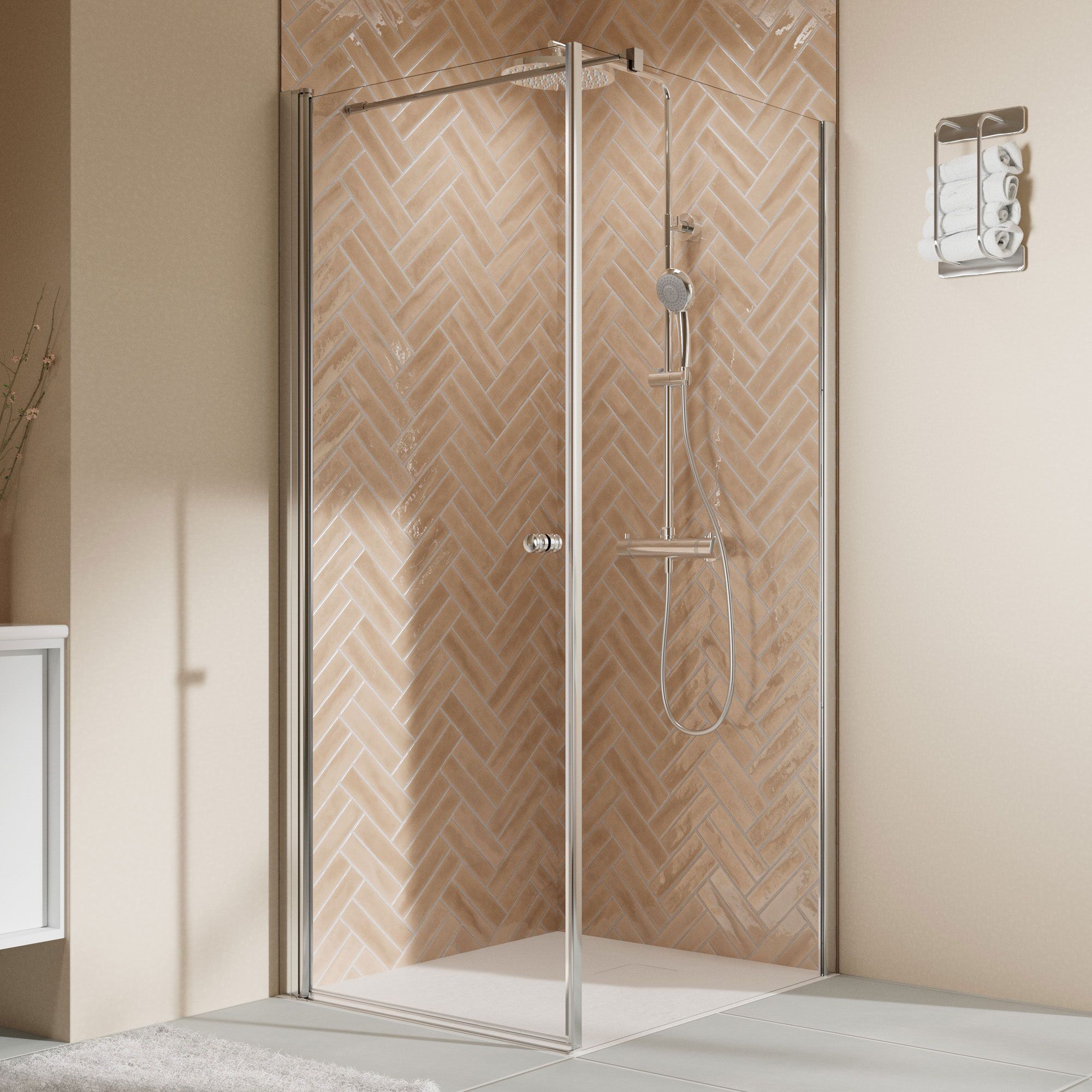 Duschkabine mit Schiebetür