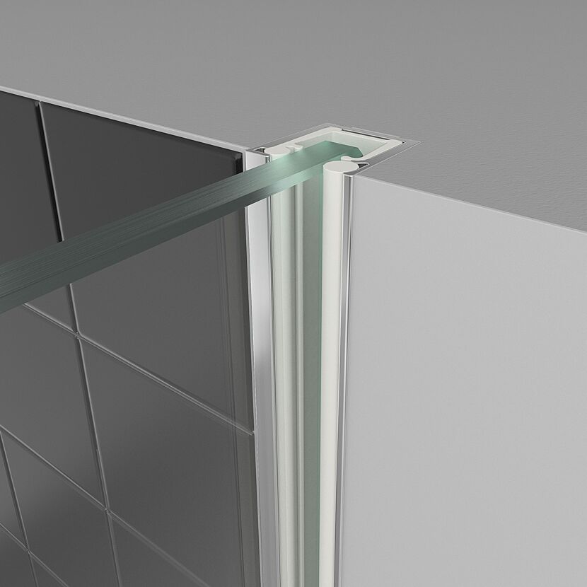 Duschabtrennung Detail Glas