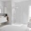 Begehbare Dusche mit Regendusche