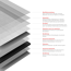 Duschrückwand 'DecoDesign' Betonoptik hell 100 x 255 cm