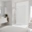 Begehbare Dusche mit Duscharmatur