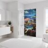 Duschrückwand 'DecoDesign' Motiv Schildkröte 90 x 210 cm