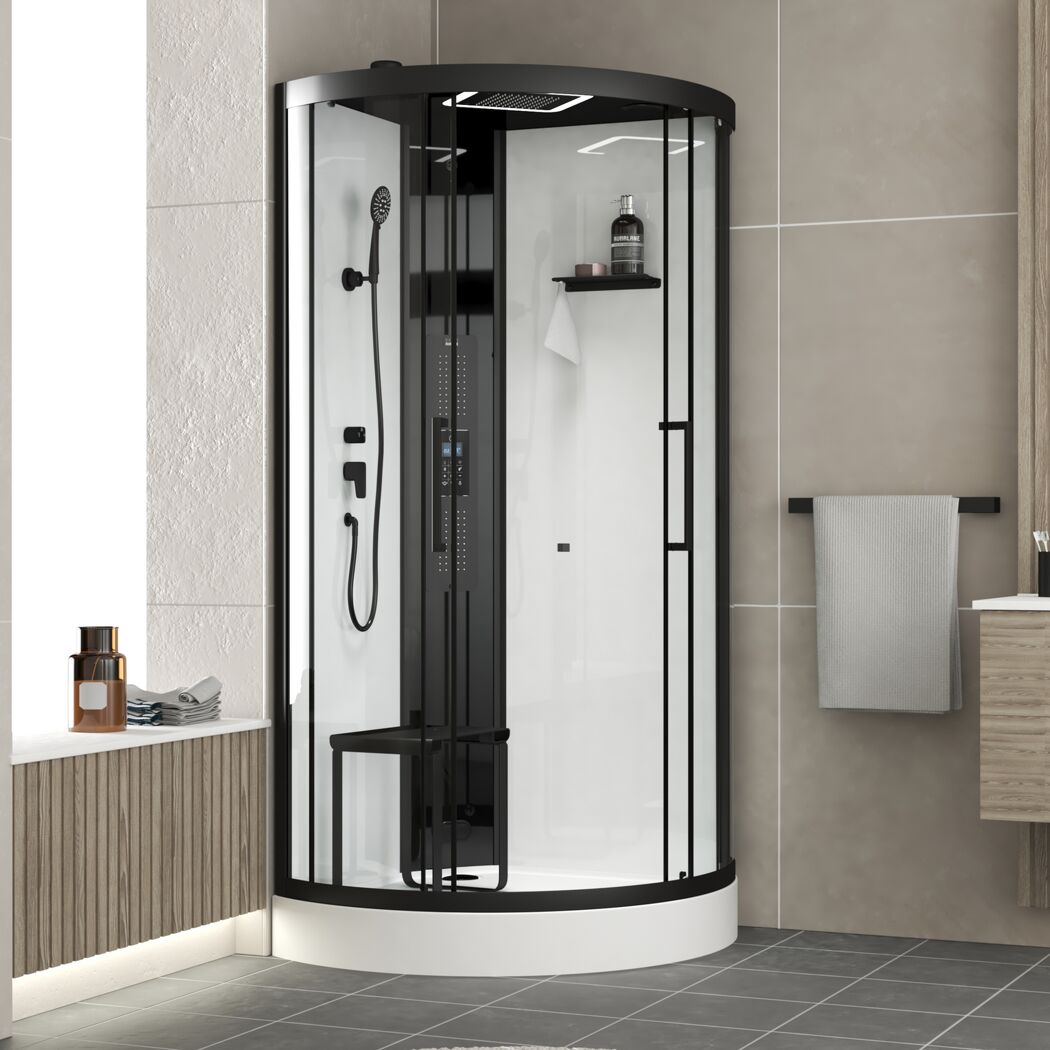 Dusche mit Dampffunktion