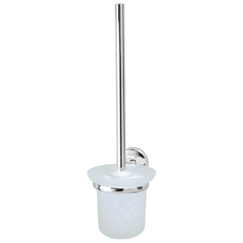 Toilettenbürste mit Halter und Glasbehälter