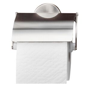 Toilettenpapierhalter mit Deckel 'Fusion' wandhängend vernickelt