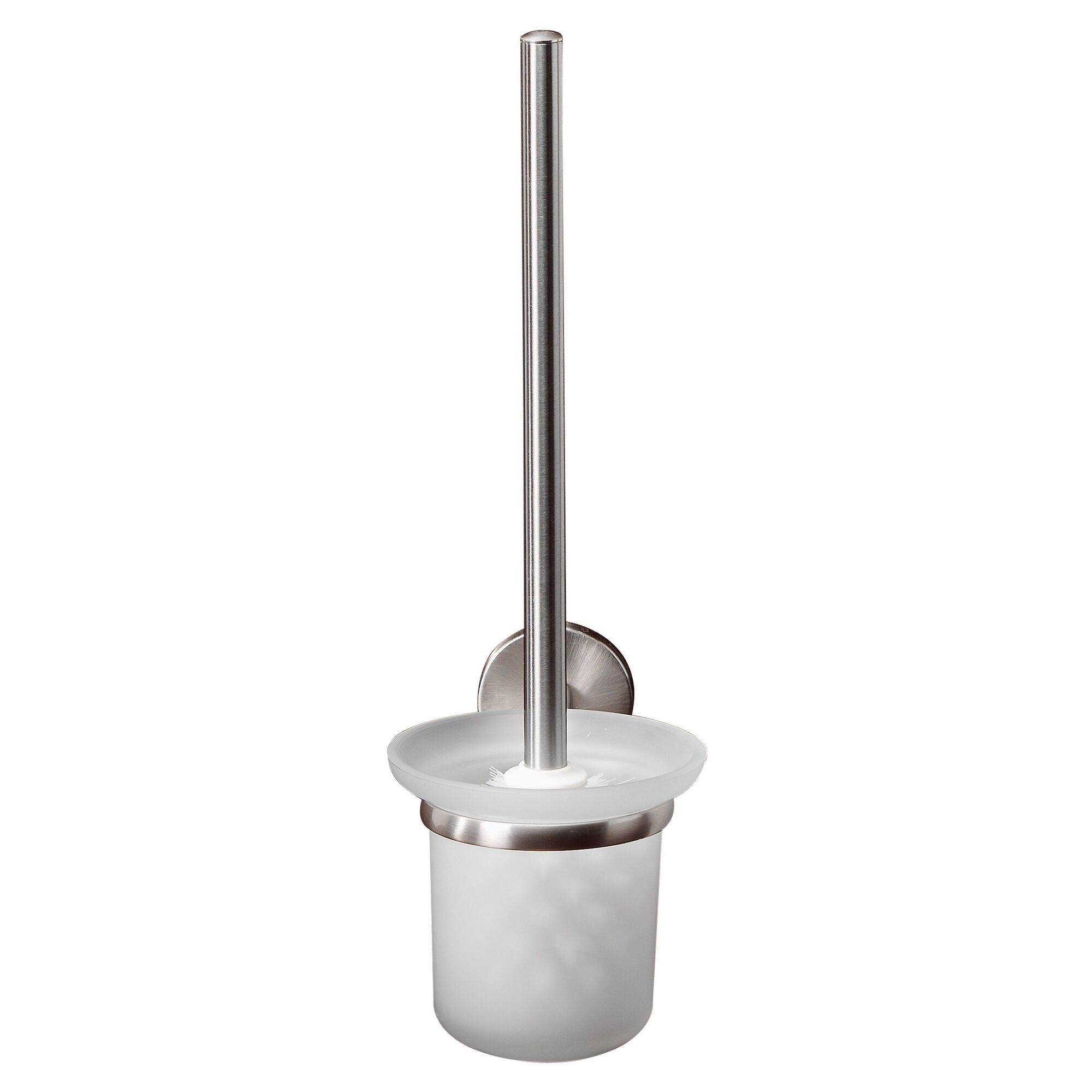 Toilettenbürste mit Halter und Glasbehälter