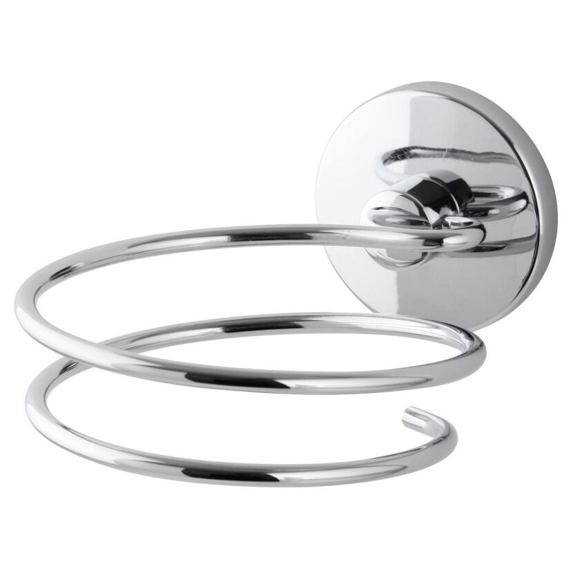 Chromfarbener Haartrocknerhalter
