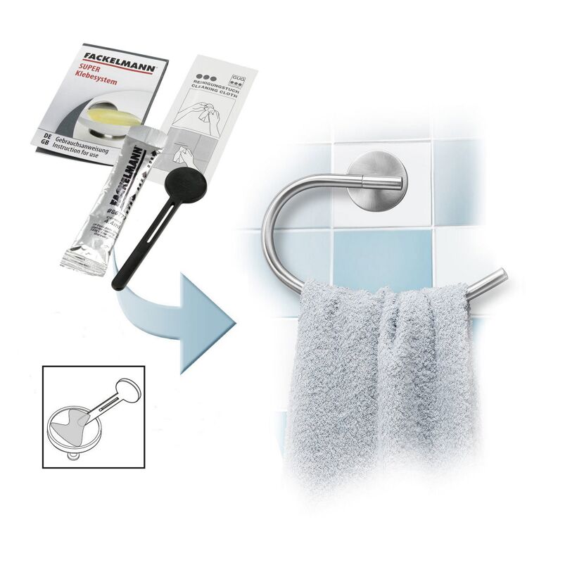 Klebesystem für Bad-Accessoires, bis 50 kg