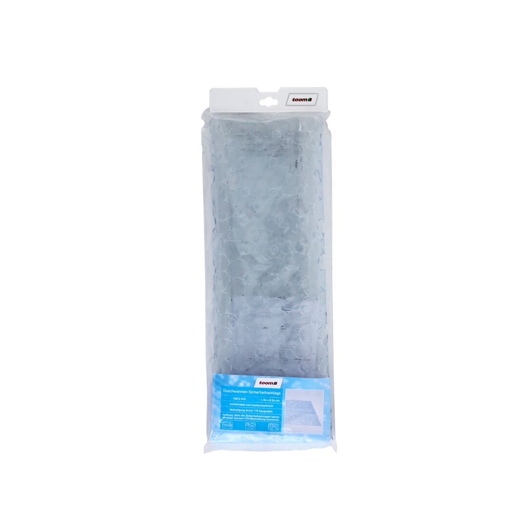 Badewanneneinlage Stone, 54 x 54 cm, transparent