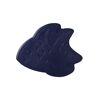 Blaue Dusch- und Badematte in Fischform