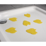 Verkleinertes Bild von Mini Duscheinlage 'Fische' XXS gelb 13 x 11 cm 6 Stück