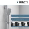 Überkopfbrause-Set 'Ocean' mit integrierter Thermostat-Duscharmatur chrom, anthrazit