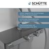 Überkopfbrause-Set 'Ocean' mit integrierter Thermostat-Duscharmatur chrom, anthrazit
