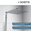 Überkopfbrause-Set 'Ocean' mit integrierter Thermostat-Duscharmatur chrom, anthrazit