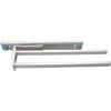 Handtuchhalter aus Aluminium, 2-armig, alufarben