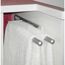 Handtuchhalter aus Aluminium, 2-armig, alufarben