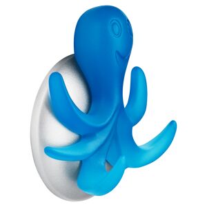 Klebehaken 'Octopus' blau