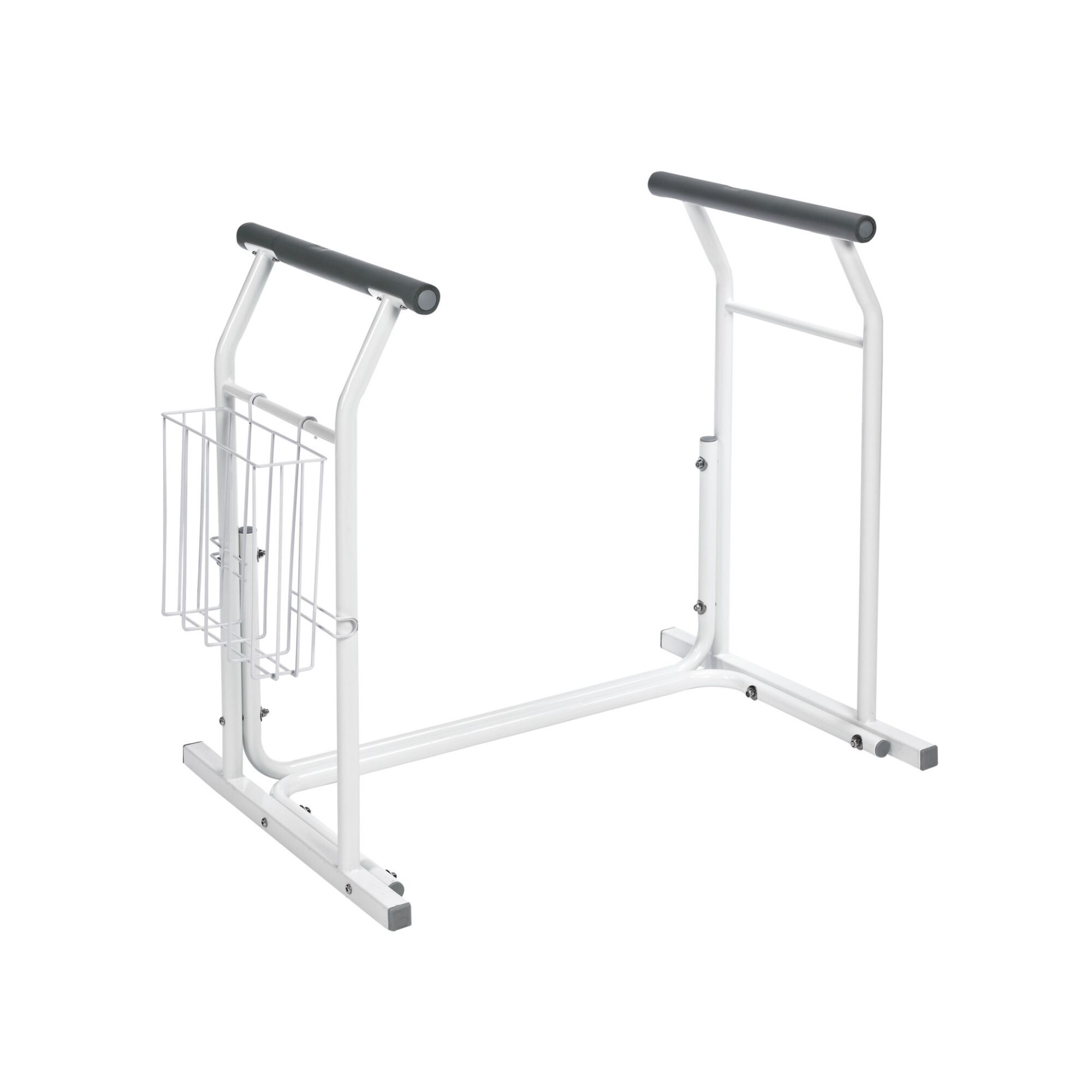 WC-Aufstehhilfe mit Ablagekorb