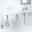 Verkleinertes Bild von WC-Erhöhung mit Griffen und Deckel 'Comfort' weiß, bis 150 kg