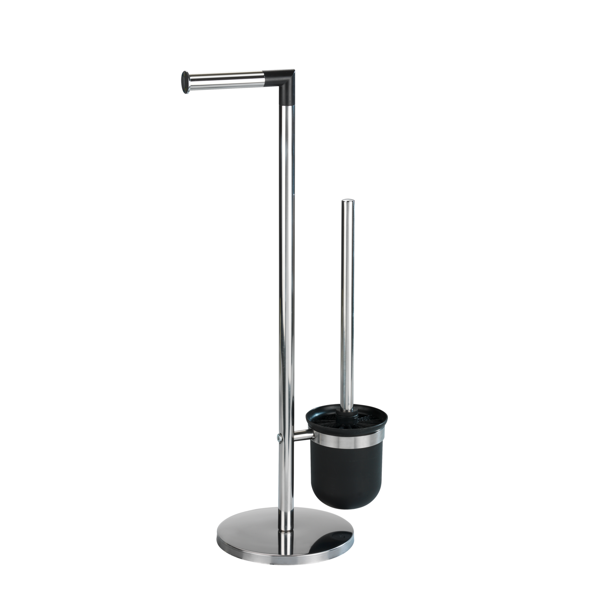 Stand WC-Garnitur 'Parus' Edelstahl glänzend + product picture