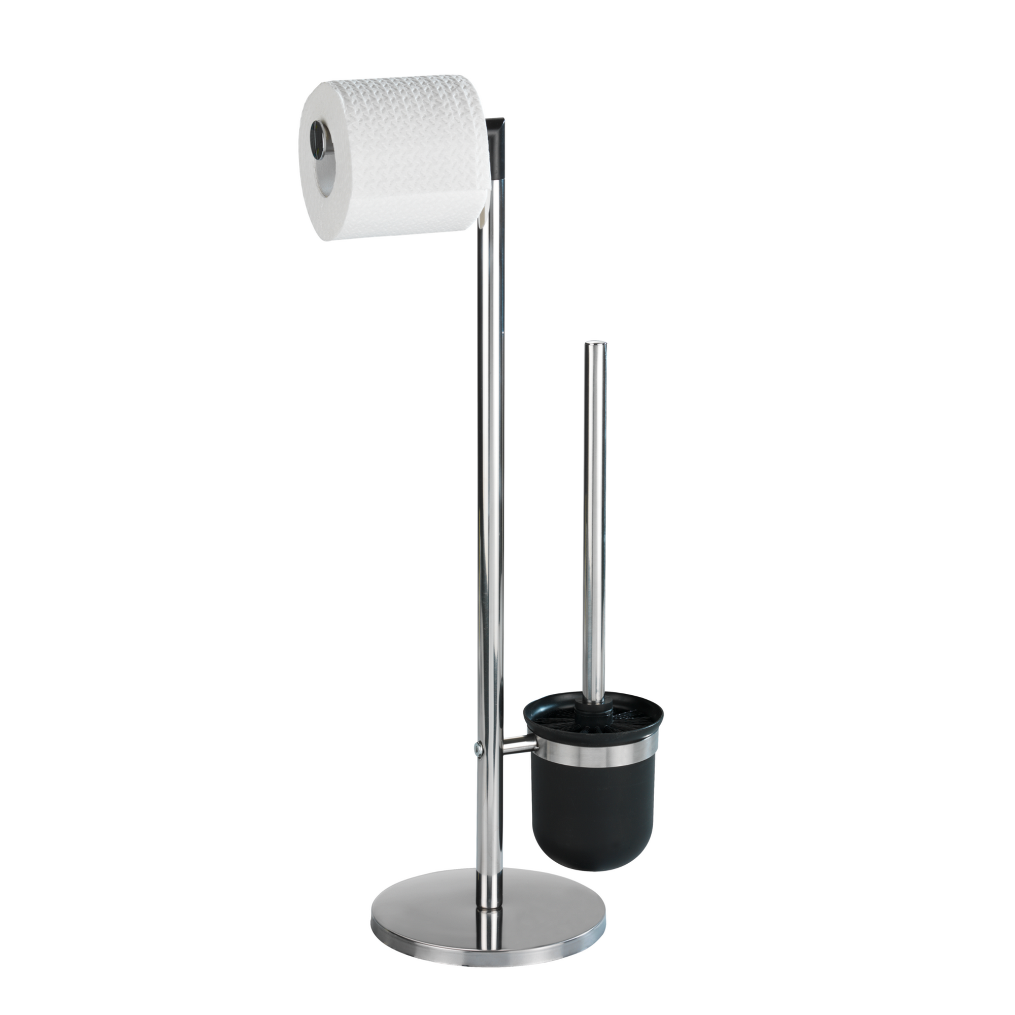 Stand WC-Garnitur 'Parus' Edelstahl glänzend + product picture