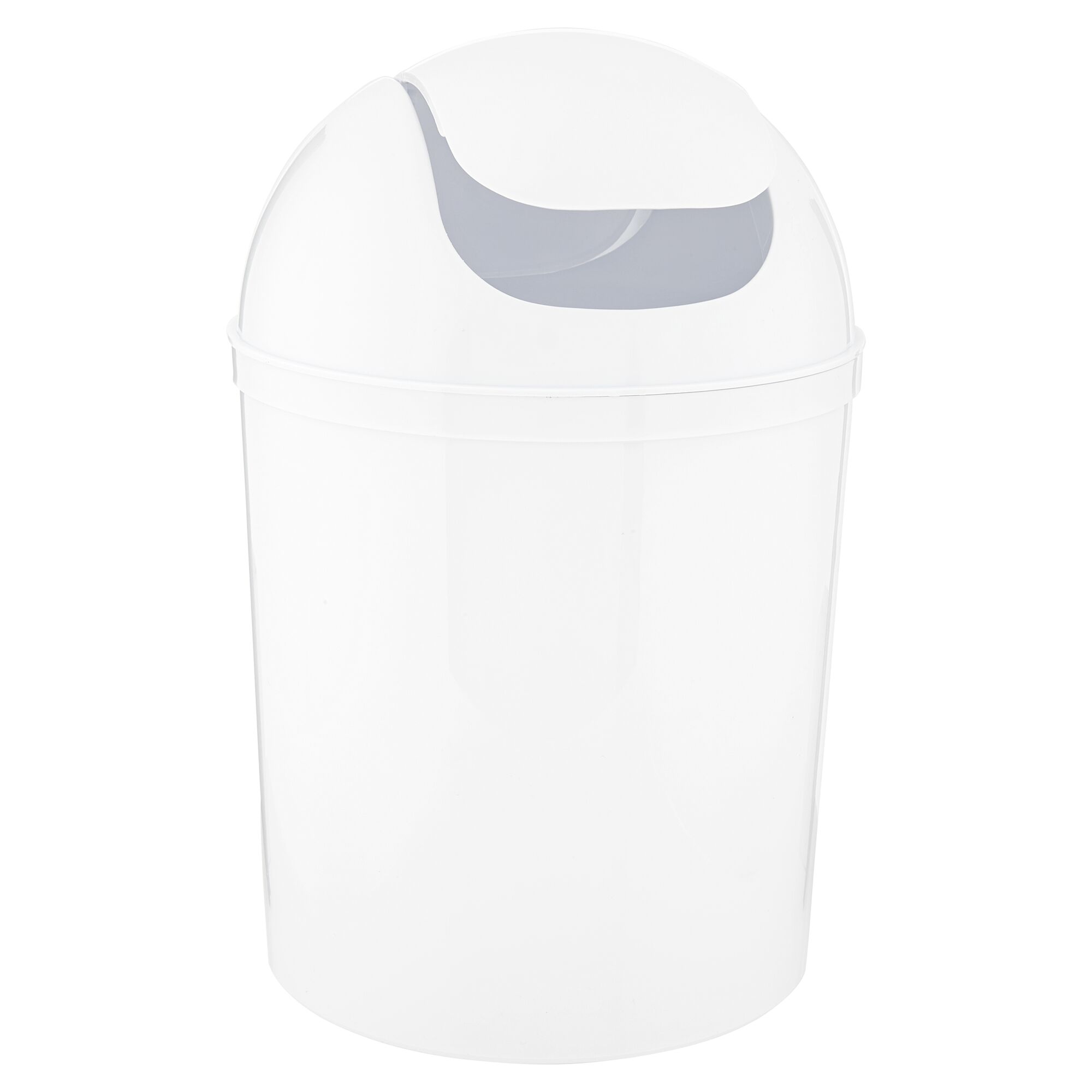 Weißer Schwingdeckeleimer 5l