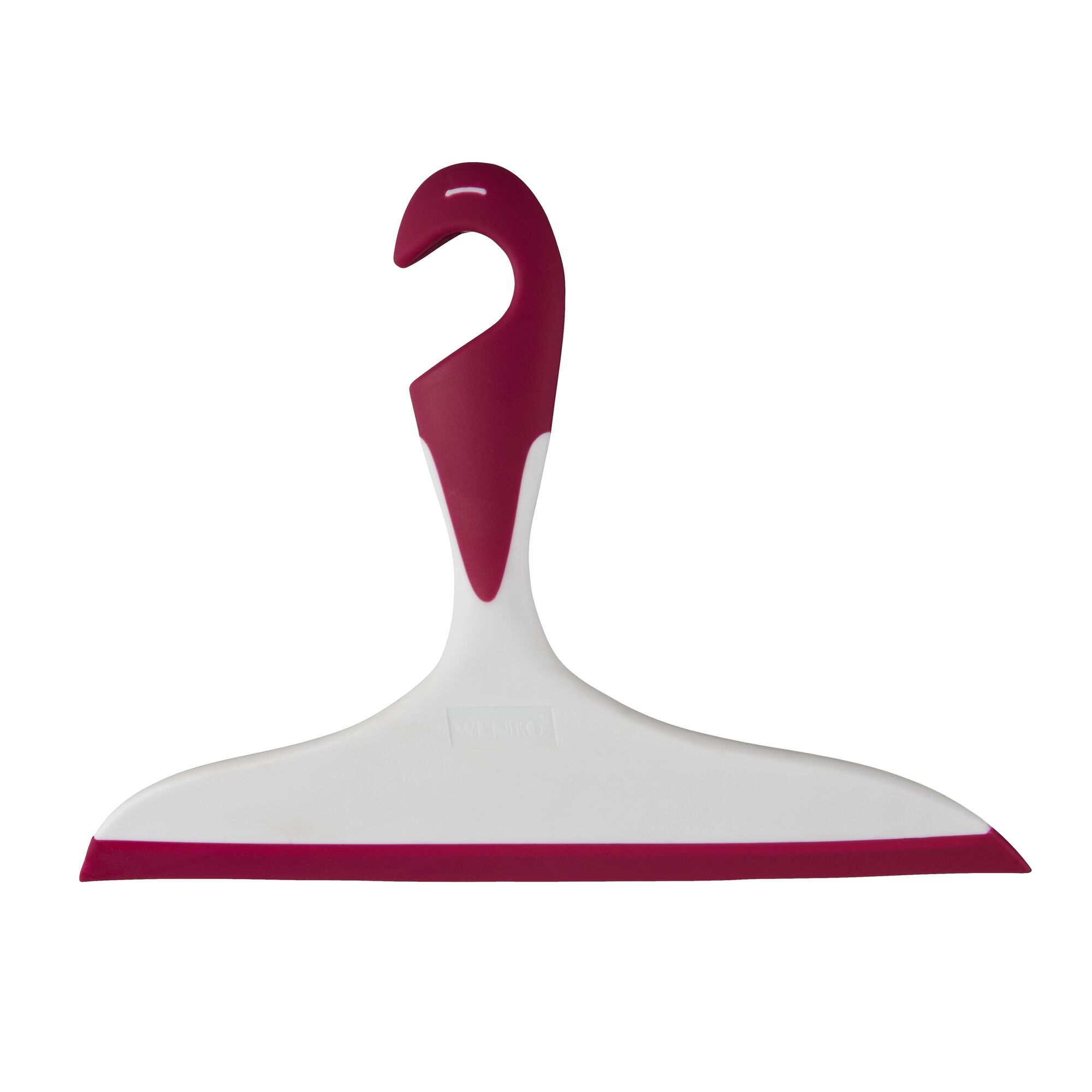 Weiß-pinker Abzieher mit Loch zum Aufhängen