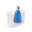 Universalablage transparent mit blauer Flasche