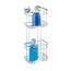 Wandablage 'Turbo-Loc' Edelstahl, 2 Etagen 18 x 47,5 x 12,5 cm