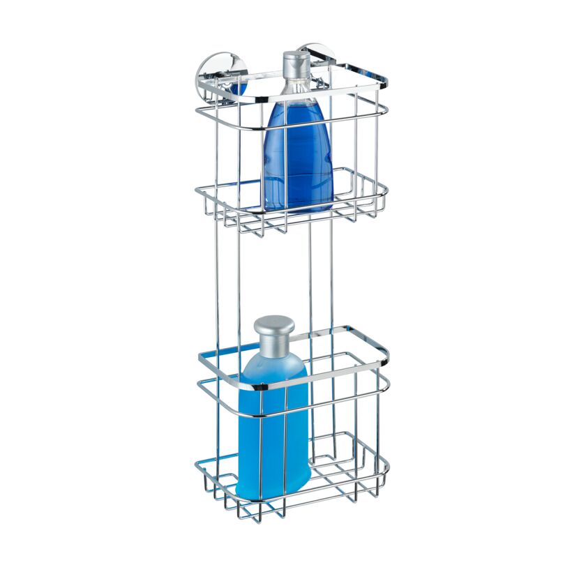 Wandablage 'Turbo-Loc' Edelstahl, 2 Etagen 18 x 47,5 x 12,5 cm