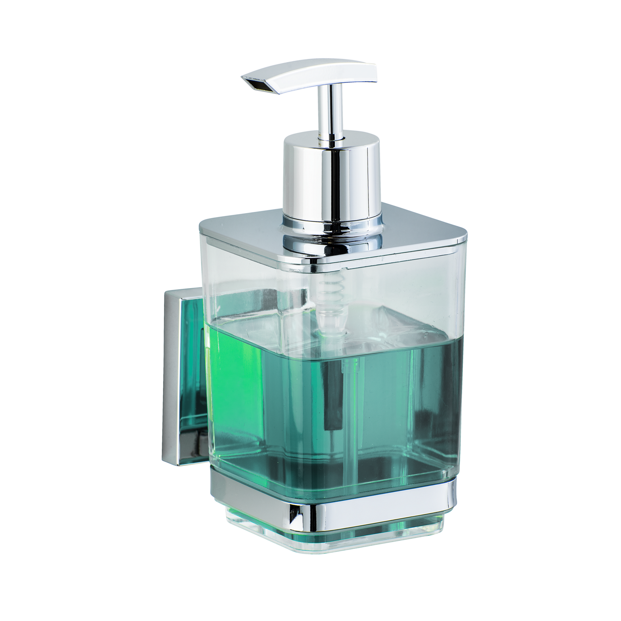 Seifenspender 'Vacuum-Loc Quadro' Edelstahl, 330 ml + product picture