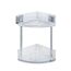 Eckregal 'Vacuum-Loc Quadro' 2 Etagen 28 x 32,5 x 19,5 cm