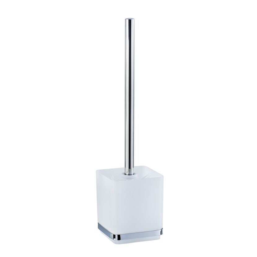WC-Bürstengarnitur 'Vacuum-Loc Quadro' Edelstahl glänzend