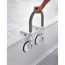 Verkleinertes Bild von Badewannen-Einstiegshilfe 'Premium' mit Saugern bis 120 kg weiß/grau