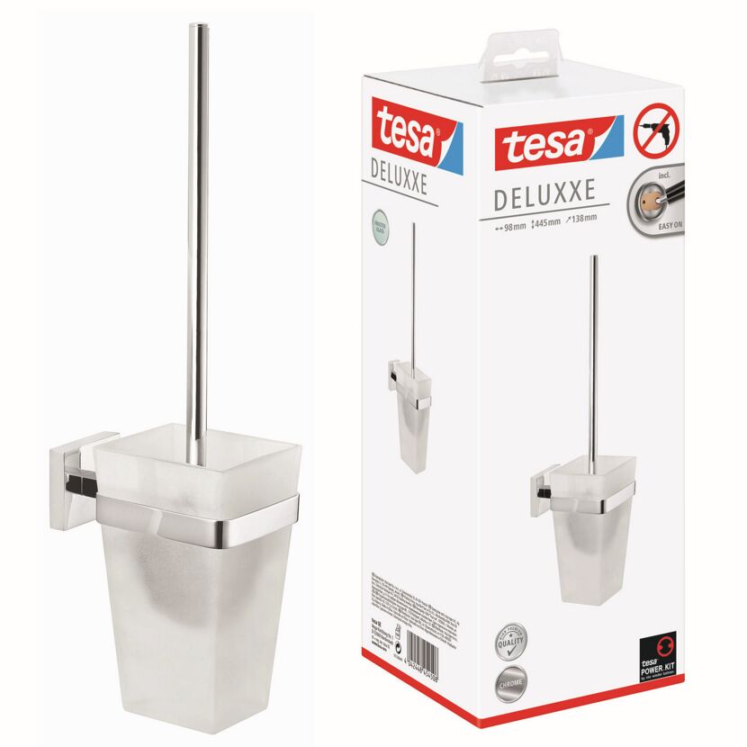 WC-Bürste mit Halterung und Verpackung