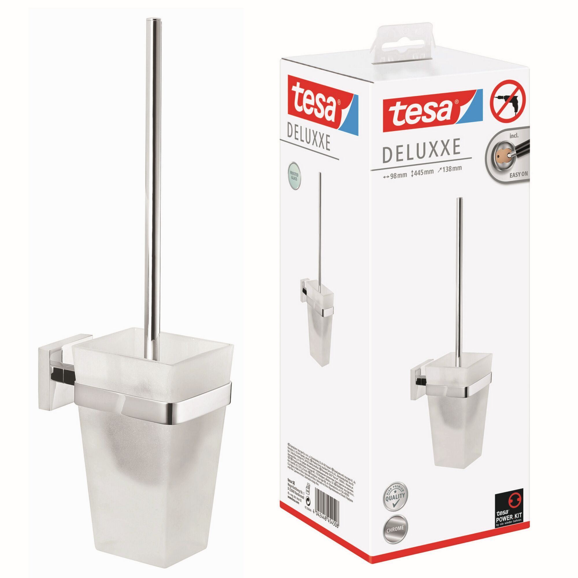 WC-Bürste mit Halterung und Verpackung