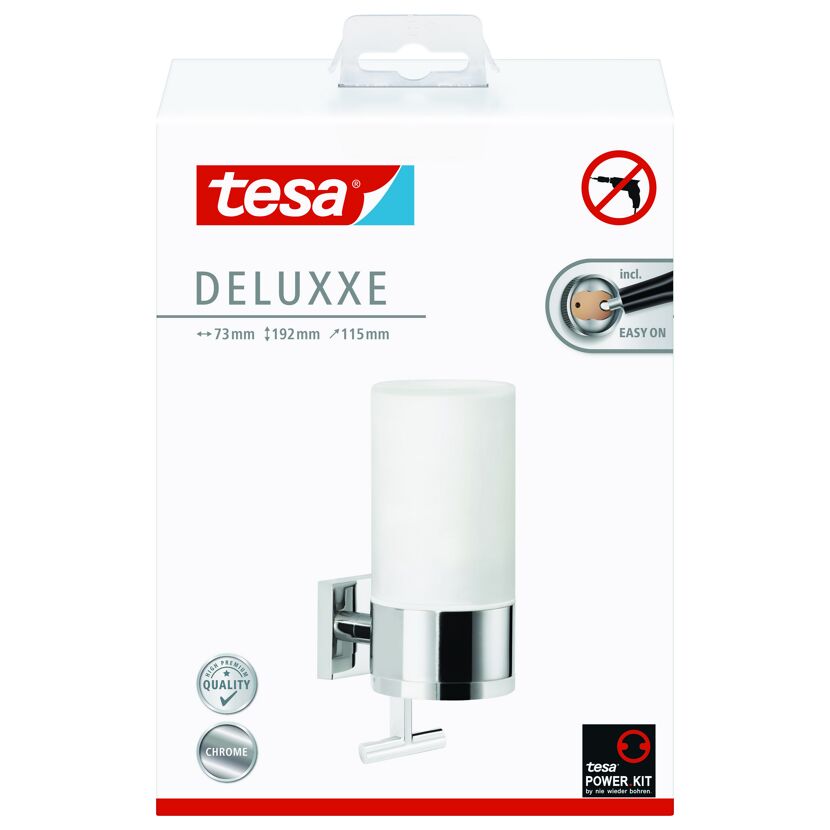 Tesa Deluxxe Seifenspender chrom
