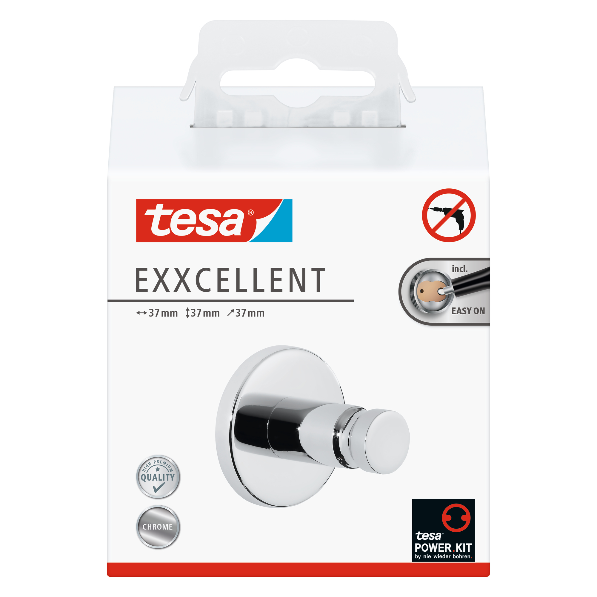 Tesa Exxcellent Handtuchhaken Chrom