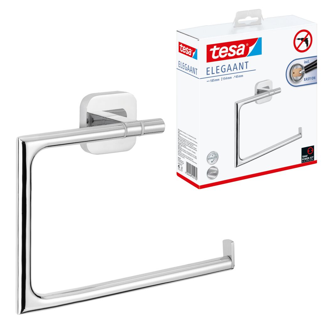Tesa Elegaant Handtuchring chrom