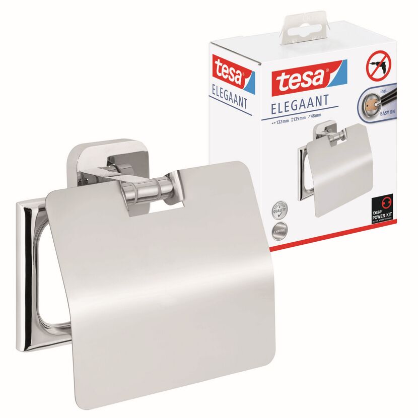 Tesa Elegaant Toilettenpapierhalter chrom