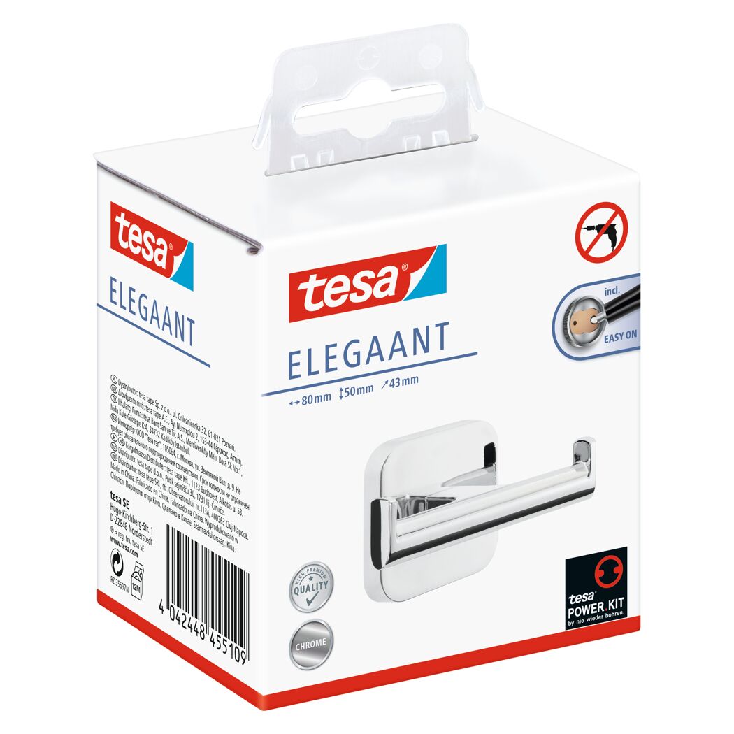 Tesa Elegaant Handtuchhalter Chrom