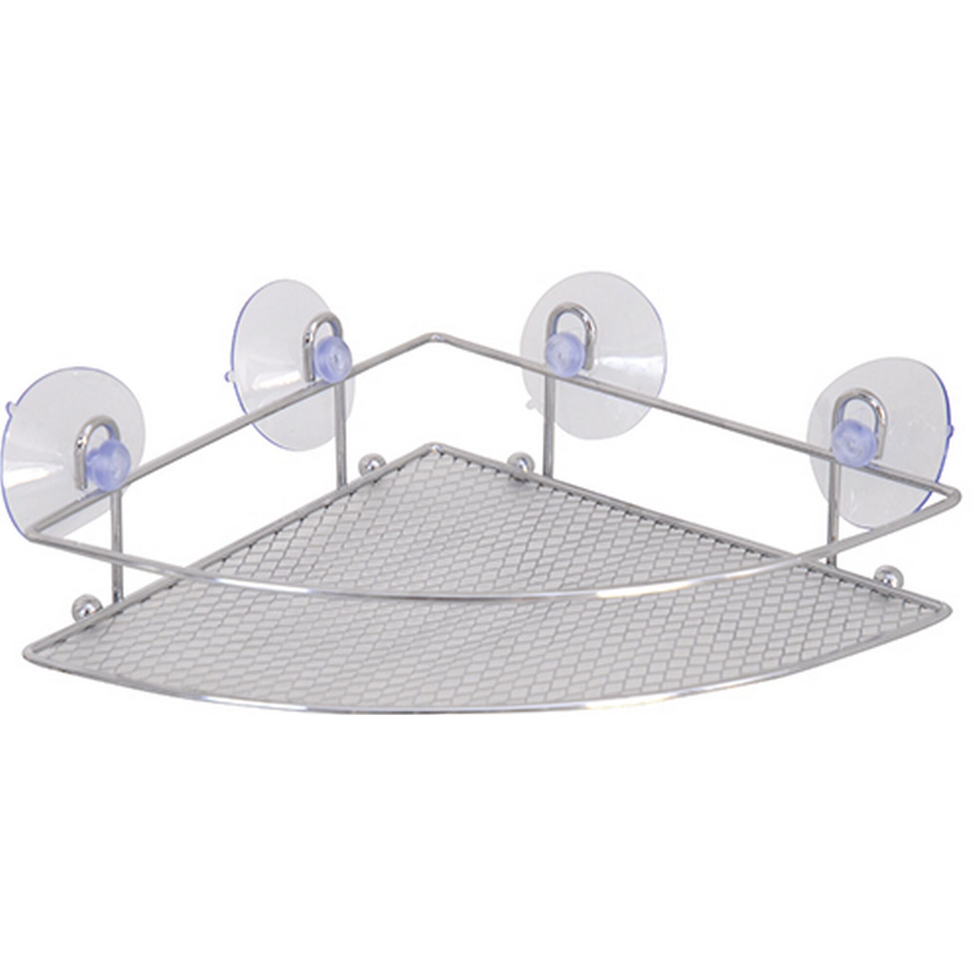 Eck-Duschregal mit Saugnäpfen