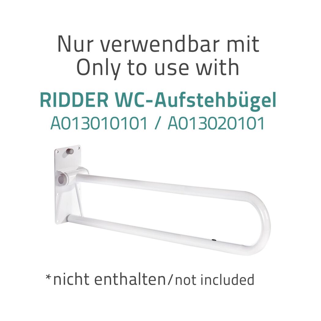 Weißer RIDDER WC-Aufstehbügel