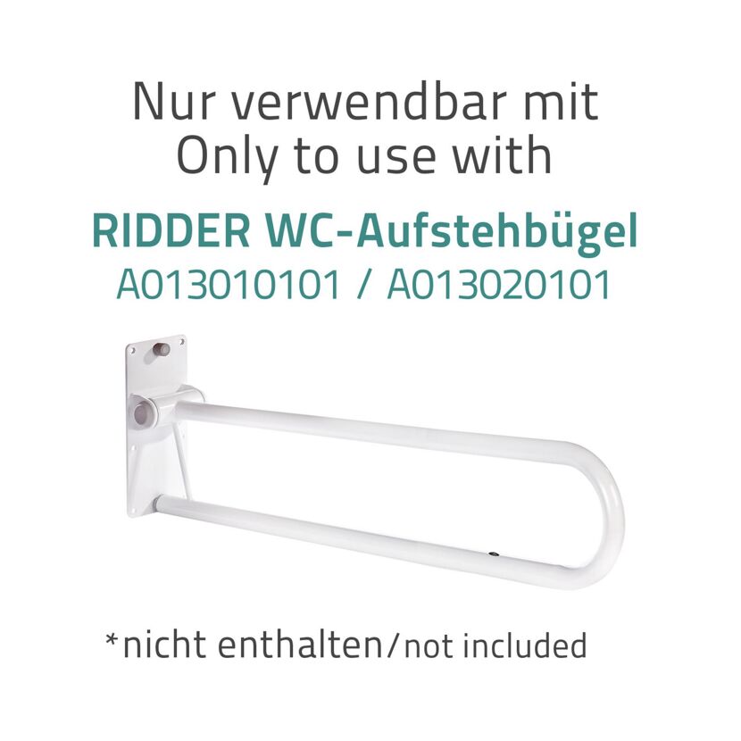 Weißer RIDDER WC-Aufstehbügel