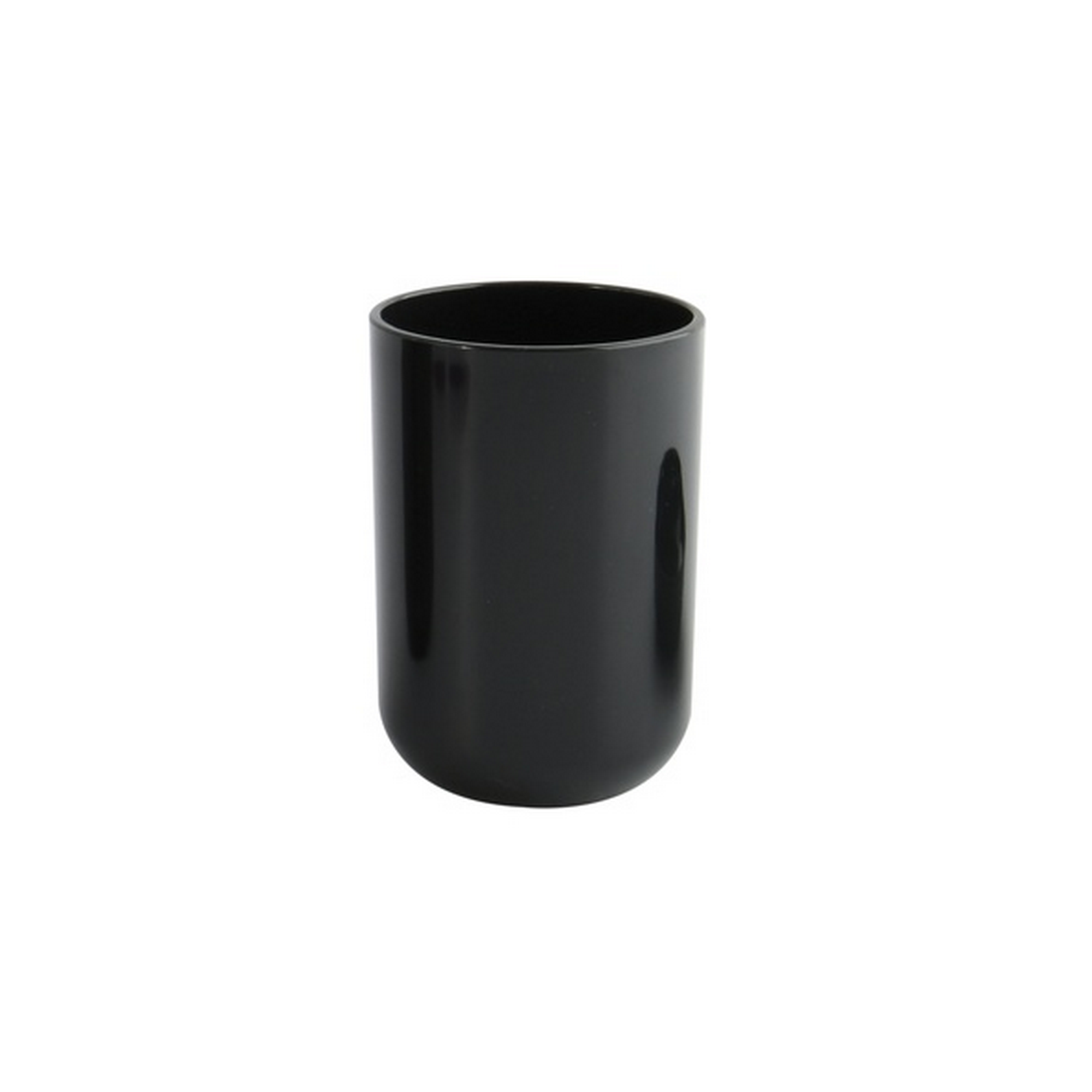 Zahnputzbecher 'Inagua' Polystyrol schwarz Ø 7,1 x 10,5 cm + product picture