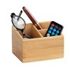 Bambus Badbox mit Brille, Stift und Fernbedienung