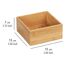 Leere Bambus-Box